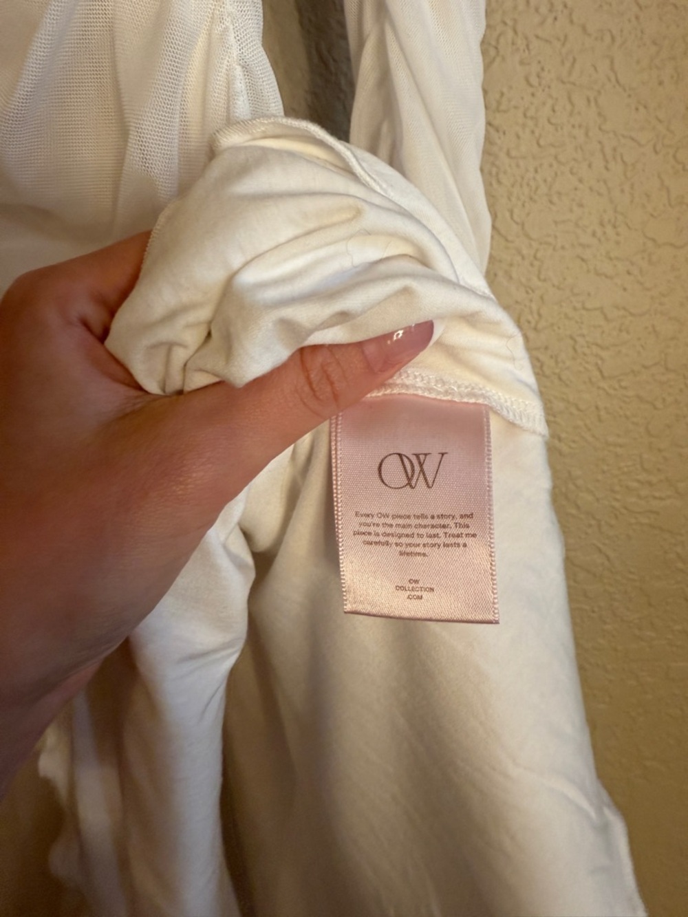Revolve White Ruched Long-Sleeve Mini Dress - Picture 5 of 7